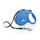 FLEXI New Classic Tape Retractable Dog Leash for Large Dogs Upto 110 lbs 16 ft Blue Tangle Free Pet Walking Leash with OneHanded Brake Pause LockGerman Quality Product