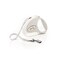 FLEXI Style Retractable Dog Leash Tape Ergonomic Durable and Tangle Free Pet Walking Leash for Dogs Up to 55 lbs 16 ft Medium WhiteGrey