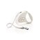 FLEXI Style Retractable Dog Leash Tape Ergonomic Durable and Tangle Free Pet Walking Leash for Dogs Up to 55 lbs 16 ft Medium WhiteGrey