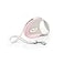 FLEXI Tape Retractable Dog Leashes for Small Dogs Upto 26 lbs 10 ft PinkRose Tangle Free Pet Walking Leash with OneHanded Brake Pause LockGerman Quality Product