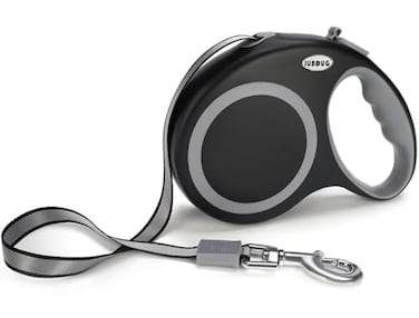 JUBDUG Retractable Dog Leash 26 Feet Dog Leash for Small to Large Dogs up to 110lbsHeavy Duty Design with AntiSlip Handle OneHanded QuickLock Braking System