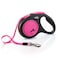 Flexi New Neon Tape Pink Medium 5m Retractable Dog LeashLead for Dogs up to 25kgs55lbs
