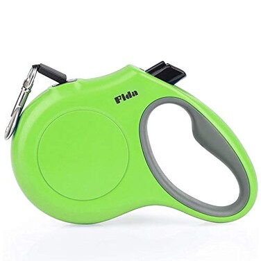 Fida Retractable Dog Leash 16ft Heavy Duty Pet Walking Leash for Small Dog or Cat up to 26 lbs Tangle Free OneHand Brake Small Green