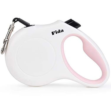 Fida Retractable Dog Leash XSmall Breed 10 ft Durable Pet Walking Leash for Extra Small DogsCatsSmall Animals up to 18 lbs 360 Tangle Free White
