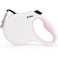 Fida Retractable Dog Leash 16 ft Dog Walking Leash for Small Dogs up to 26lbs Tangle Free White