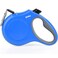 Fida Retractable Dog Leash 16 ft Dog Walking Leash for Small Dogs up to 26lbs Soft Grip Tangle Free Blue
