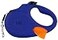 TUG Oval 360 TangleFree Retractable Dog Leash with Integrated Waste Bag Dispenser Small Blue