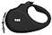 TUG Monochrome XL 360 TangleFree Retractable Dog Leash 26 ft Strong Nylon Tape OneHanded Brake Pause Lock Extra Large Black