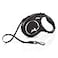 FLEXI Classic Tape Retractable Dog Leash for Medium Dogs Upto 55 lbs 16 ft Black Tangle Free Pet Walking Leash with OneHanded Brake Pause LockGerman Quality Product