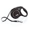 FLEXI Classic Tape Retractable Dog Leash for Medium Dogs Upto 55 lbs 16 ft Black Tangle Free Pet Walking Leash with OneHanded Brake Pause LockGerman Quality Product