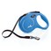 FLEXI New Classic Tape Retractable Dog Leash for Medium Dogs Upto 55 lbs 16 ft Blue Tangle Free Pet Walking Leash with OneHanded Brake Pause LockGerman Quality Product