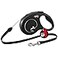 Flexi New Classic Cord Black Retractable Dog Lead Small 12kg 8M