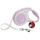 Flexi New Comfort Tape Grey Rose Small 5m Retractable Dog LeashLead for Dogs up to 15kgs33lbs