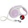Flexi New Comfort Tape Grey Rose Small 5m Retractable Dog LeashLead for Dogs up to 15kgs33lbs