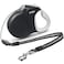 Fida Upgraded Retractable Dog Leash 30ft Heavy Duty Pet Walking Leash for MediumLarge Breed up to 110 lbs 360 TangleFree Long Retract Dog Lead Soft Grip OneHand Brake Black