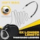 Fida Upgraded Retractable Dog Leash 30ft Heavy Duty Pet Walking Leash for MediumLarge Breed up to 110 lbs 360 TangleFree Long Retract Dog Lead Soft Grip OneHand Brake Black