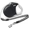 Fida Upgraded Retractable Dog Leash 30ft Heavy Duty Pet Walking Leash for MediumLarge Breed up to 110 lbs 360 TangleFree Long Retract Dog Lead Soft Grip OneHand Brake Black