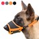 HEELE Dog MuzzleSoft Nylon Muzzle Anti Biting Barking ChewingAir Mesh Breathable Drinkable Adjustable Loop Pets Muzzle for Small Medium Large Dogs 4 Colors 4 Sizes XL