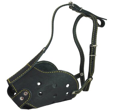 Dogs My Love Real Leather Cage Basket Secure Dog Muzzle German Shepherd Circumference 137 Snout Length 47