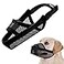 Crazy Felix Nylon Dog Muzzle for Small Medium Large Dogs Poodle Labrador Golden Retriever Doberman Air Mesh Breathable and Drinkable Pet Muzzle for AntiBiting Chewing ScavengingBlackL