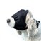 NACOCO Dog Calming Cap Eye Mask Nylon Shading Pet Anxiety Mask Muzzle for Grooming Anti Car Sickness BlackS