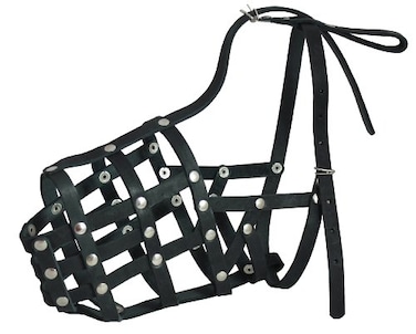 Dogs My Love Secure Genuine Leather Mesh Dog Basket Muzzle German Shepherd Male Circumference 13 Snout Length 5