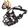 Umisun Basket Dog MuzzlesSoft Adjustable Breathable Mask Anti Biting Chewing Barking Training Dog Muzzle for Small Medium Large Dogs Black 5 Snout 11149
