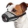 Mayerzon Dog Muzzle Soft Mesh Muzzles for Small Medium Large Dogs Chihuahua Poodle Husky Labrador Retriever Breathable Dog Mouth Guard for Biting Chewing Grooming Allow Panting Drinking S Black