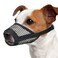 Mayerzon Dog Muzzle Soft Mesh Muzzles for Small Medium Large Dogs Chihuahua Poodle Husky Labrador Retriever Breathable Dog Mouth Guard for Biting Chewing Grooming Allow Panting Drinking S Black