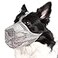 Crazy Felix Dog Muzzle Soft Mesh Muzzle for Small Medium Large Dogs Labrador German Shepherd Breathable Adjustable Mouth Guard for Biting Chewing Scavenging Allows Panting and DrinkingGrey XS