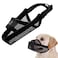 Crazy Felix Nylon Dog Muzzle for Small Medium Large Dogs Dachshund Beagle Poodle Labrador Air Mesh Breathable and Drinkable Pet Mouth Cover for AntiBiting Chewing ScavengingBlackS