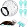 LEIFIDE Cat Muzzle for Grooming Cat Adjustable Hood with Paw Covers Kitten Breathable Anti Bite Muzzles Anti Scratch Boots Silicone Pussy Shoes Boots Kitten Paw Protector for Pet Bathing ShavingLarge