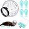 LEIFIDE Cat Muzzle for Grooming Cat Adjustable Hood with Paw Covers Kitten Breathable Anti Bite Muzzles Anti Scratch Boots Silicone Pussy Shoes Boots Kitten Paw Protector for Pet Bathing ShavingLarge