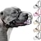 BRONZEDOG Pitbull Dog Muzzle Metal Mask Amstaff Wire Basket Pit Bull Adjustable Leather Straps for Large Dogs Black