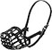 OmniPet Leather Brothers Italian Basket Dog Muzzle Adjustable Secure Fit Comfortable Design Training and Safety Averts Biting Prevents Chewing and Scavenging Perfect for Grooming Black Size 4