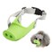 HOWWFALY Silicone Dog Muzzle Soft Muzzle for Small Medium Dogs Poodle Corgi DachshundPig Mouth Shape Breathable Dog Mouth Covers to Prevent Bite Chew and Call with Adjustable StrapGreen Medium