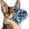 BARKLESS Dog Muzzle Silicone Basket Muzzle for Small Medium Large Dogs Soft Cage Mouth Cover Prevent Biting Chewing Allow Drinking Panting Suitable for German Shepherd