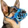 BARKLESS Dog Muzzle Silicone Basket Muzzle for Small Medium Large Dogs Soft Cage Mouth Cover Prevent Biting Chewing Allow Drinking Panting Suitable for German Shepherd