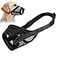 LUCKYPAW Dog Muzzle Mesh Muzzle for Large Medium Dogs Soft Mouth Cover to Prevent Biting Chewing Drinkable Breathable Adjustable Puppy Mouth Guard L Black