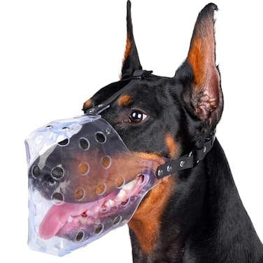 Mayerzon Basket Muzzle for Small to Large Dogs Breathable Prevents Biting for Grooming Scavenging Suitable for Husky Golden Retriever Labrador Beagle