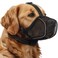 BONTHEE Dog MuzzleMesh Soft Muzzle for Small Medium Large Sized Dogs Breathable Reflective Adjustable Puppy Muzzles with Collar for Scavenging Grooming Biting ChewingAllows Panting and Drinking