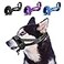 SlowTon Soft Dog Muzzle Adjustable Padded Nylon Muzzle for Large Medium Dogs Anti Chewing Barking Biting Allow Dog Pant Drink Black M