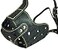 Dogs My Love Black Genuine Leather Cage Basket Secure Dog Muzzle for Rottweiler Circumference 147 Snout Length 35
