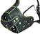 Dogs My Love Black Genuine Leather Cage Basket Secure Dog Muzzle for Rottweiler Circumference 147 Snout Length 35