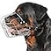 CleverTail XL Metal Dog Muzzle for Large Sized Dogs Heavy Duty Rottweiler Muzzle Basket Extra Large Dog Muzzles for Barking and Biting Cane Corso Mastiff Labrador Bulldog and Other Big Breeds