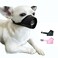 MoiiLavin Dog Muzzle XS 2 PCs Soft Air Mesh for Small Dogs with Long Snout Quick Fit for Grooming Adjustable Prevent from Biting Barking and Chewing Soft Muzzle 2PCsPink Black XS