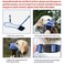 HEELE Dog MuzzleSoft Nylon Muzzle Anti Biting Barking ChewingAir Mesh Breathable Drinkable Adjustable Loop Pets Muzzle for Small Medium Large Dogs 4 Colors 4 Sizes PSky Blue S