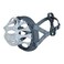 Baskerville INVISA Basket Dog Muzzle Patented Humane Design with Facial Visibility Padded Nose Band Dog can Pant and Drink Prevents Biting and Scavenging Muzzle for Large Dogs Size 5