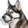 CleverTail Metal Husky Muzzle for Large Sized Dog Basket Muzzle for Dogs with Adjustable Leather Straps Steel Cage Dog Muzzle to Prevent Biting and Eating Mouth Guard for Large and Medium Dogs