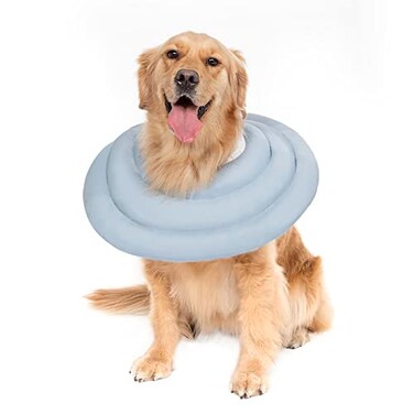 Gagabody Dog Cone for Large Dogs Comfortable Adjustable Soft Alternative After Surgery Elizabethan Donut Collar for Recovery Different Sizes for Cats Medium and Small Dogs
